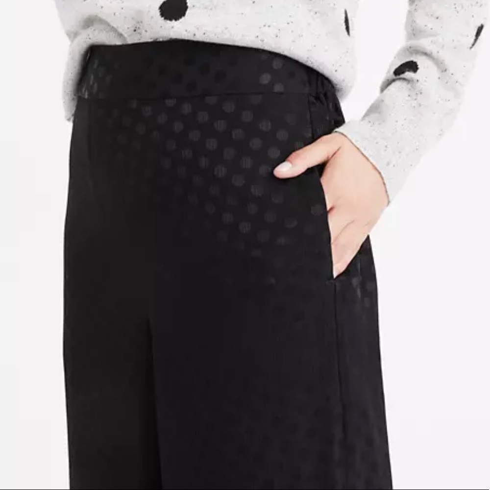 Madewell Black Polka Dot Pants - Picture 6 of 7